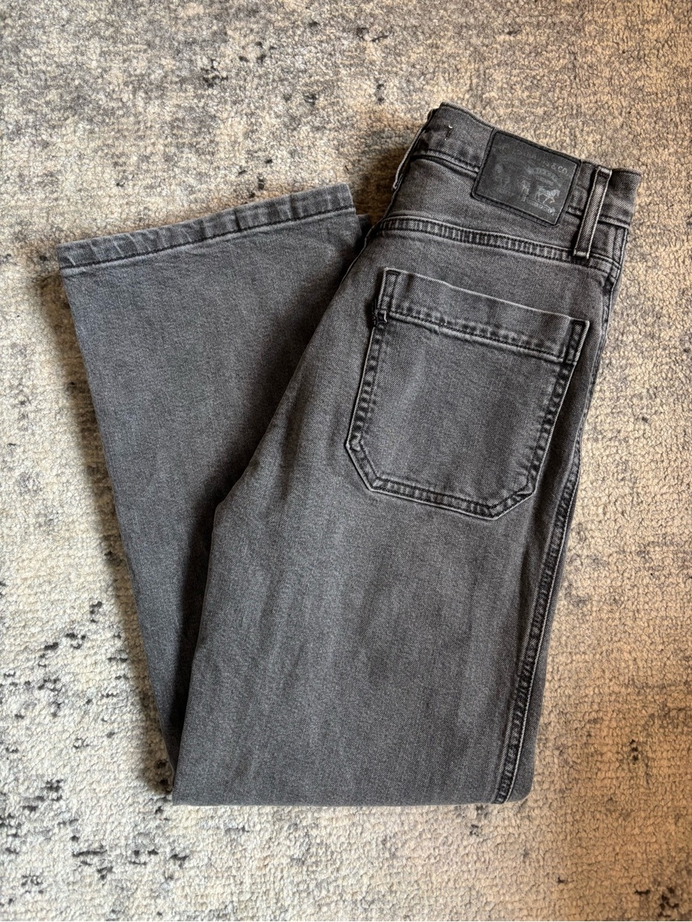 Levi's Mile High Cropped Wide Leg Jeans